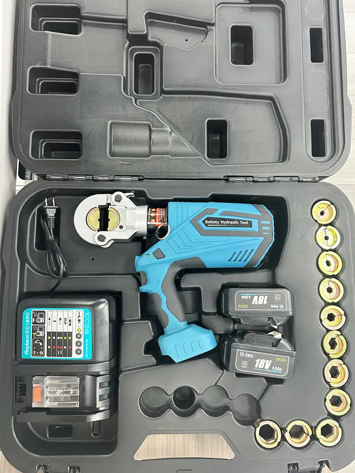 ED300 series Battery Powered Crimp Tools and accompanying tools ED300 series Battery Powered Crimp Tools and accompanying tools