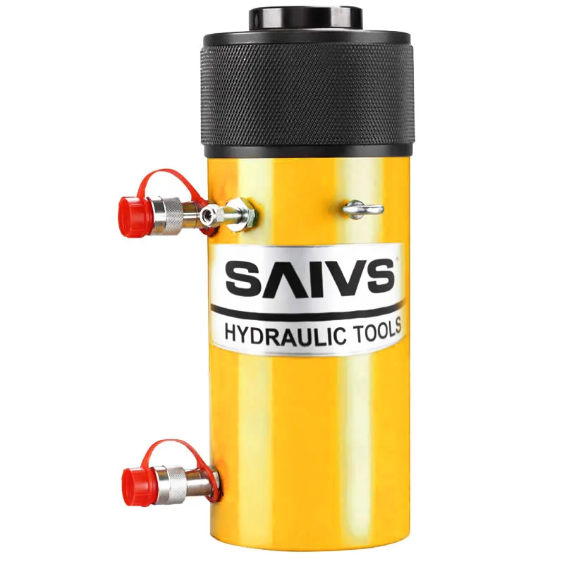 RRH1001, 100 ton 947 KN, 38 mm 1.50 in Stroke, Double Acting Hollow Cylinders
