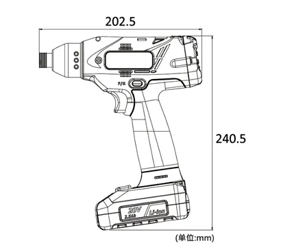 SCW-P012H 4-12 Nm 1/4"Hex, Battery Torque Gun SCW-P012H 4-12 Nm 1/4"Hex, Battery Torque Gun