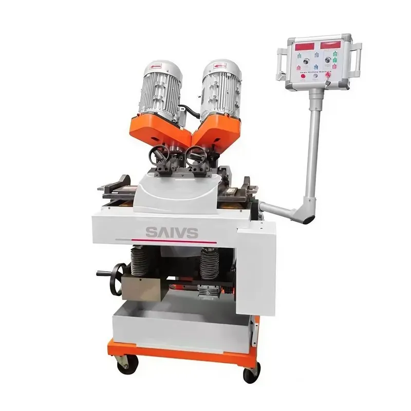 SPB-100B 0-80mm Double Cutter Head Automatic Feed Plate Chamfer