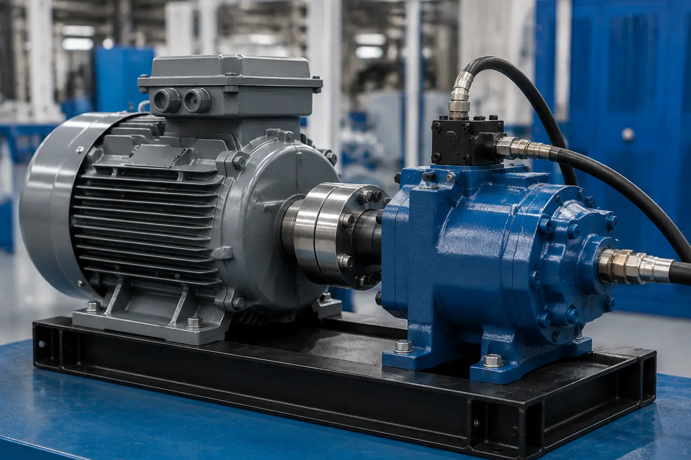 Can You Run a Hydraulic Pump with an Electric Motor?
